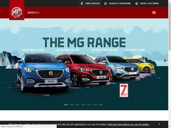 MG-طراحی-سایت-خودرو