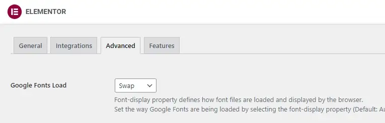 Google-Fonts-Load-Swap-افزایش سرعت سایت المنتوری(24 راهکار)