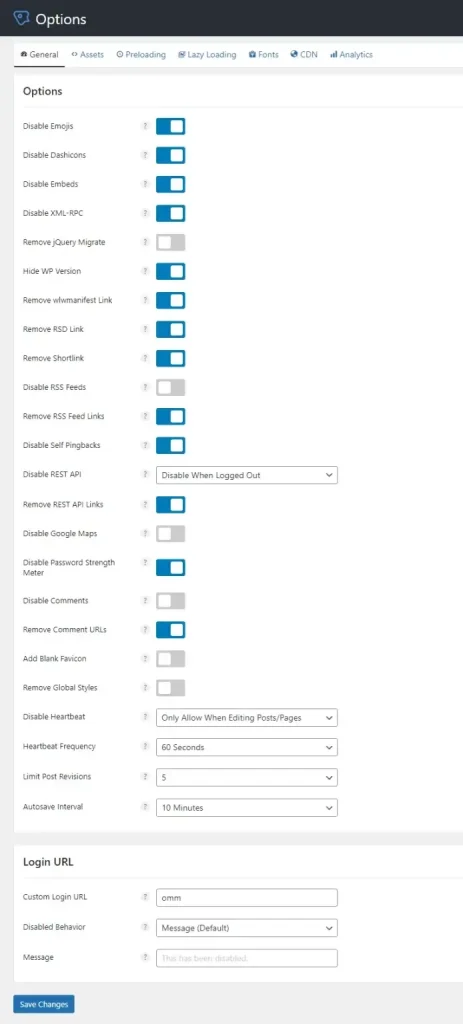 Perfmatters-General-Settings-With-Page-Builders-افزایش سرعت سایت المنتوری(24 راهکار)