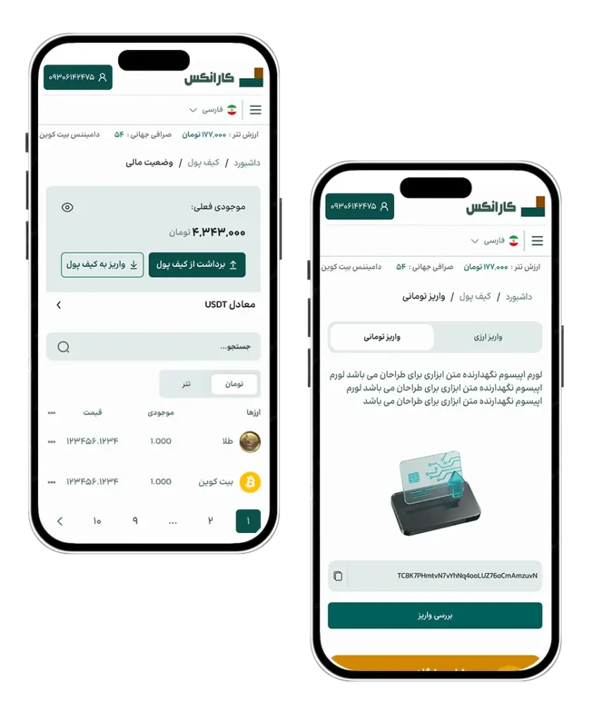 نمونه-کار-طراحی-سایت-طلا-ویستا-ماژول-کیف-پول