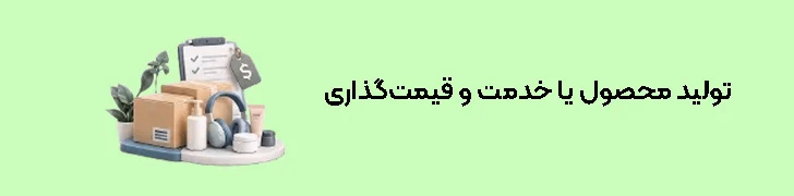 تولید محصول یا خدمت و قیمت‌گذاری